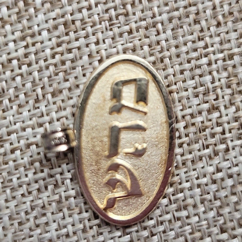 Solid 14kt Yellow Gold Kabbalah Pendant for Healing Shin Hey Mem